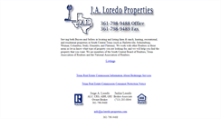 Desktop Screenshot of ja-loredo-properties.com